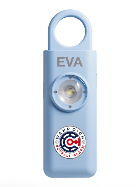 Notfallalarm EVA WEHRDICH Himmelblau