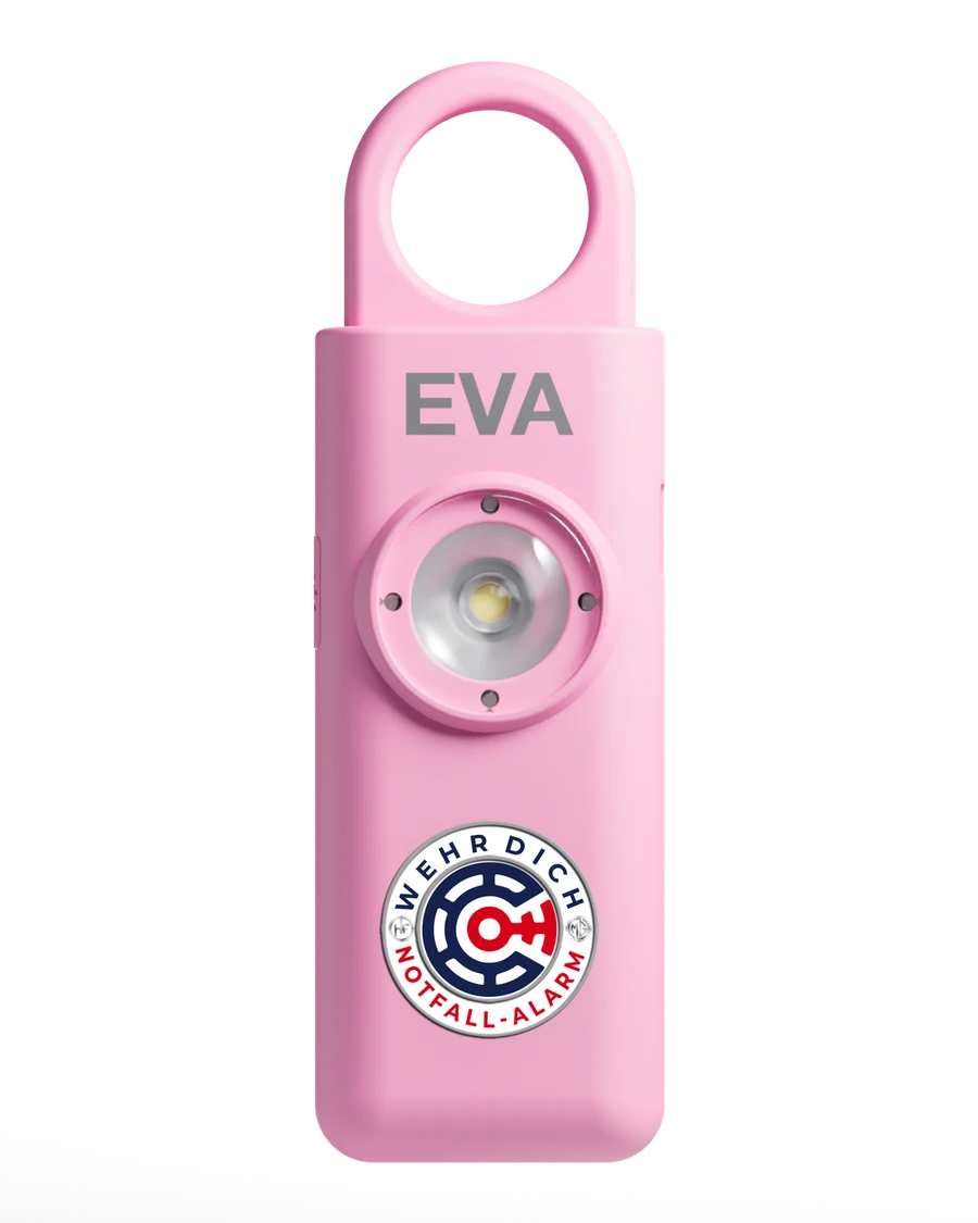 Notfallalarm EVA WEHRDICH Pink – Seitenansicht