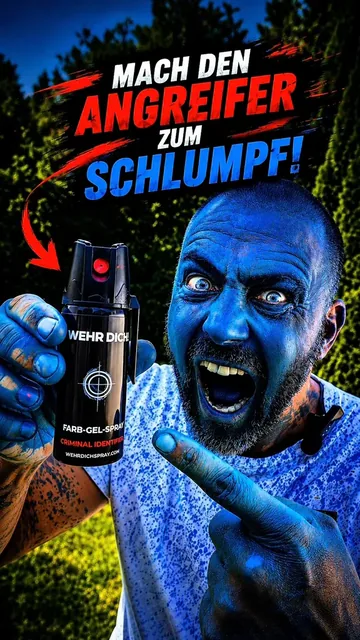 Schlumpf statt Pfefferspray – Test