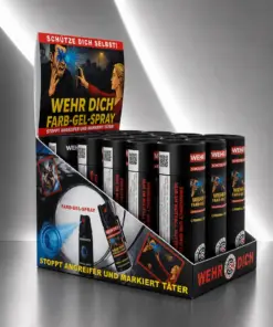 Alternative view of WEHRDICHSPRAY Freundschaftspackung 12x50ml Farb-Gel-Spray Blau