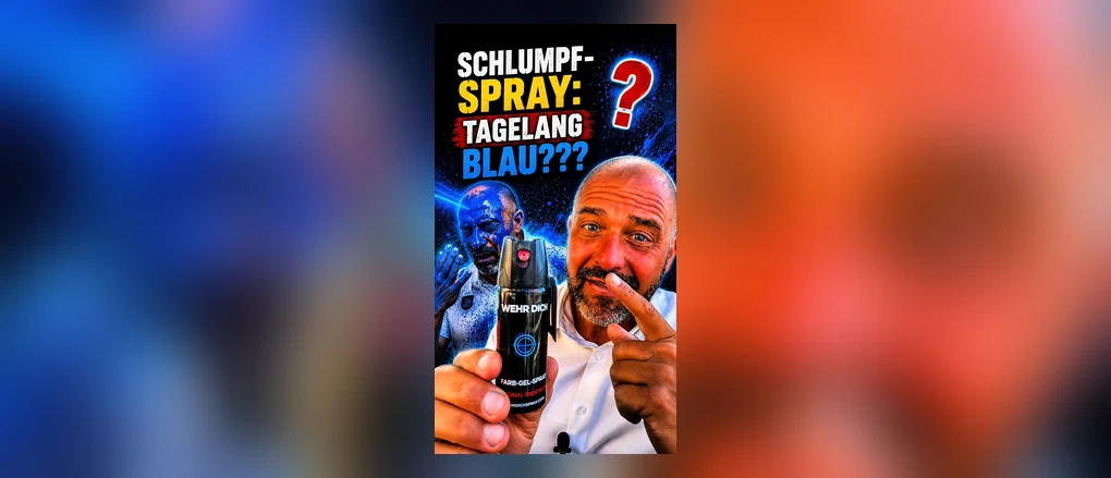Kai mit Wehr Dich Farb-Gel-Spray – Schlumpf-Spray tagelang blau?